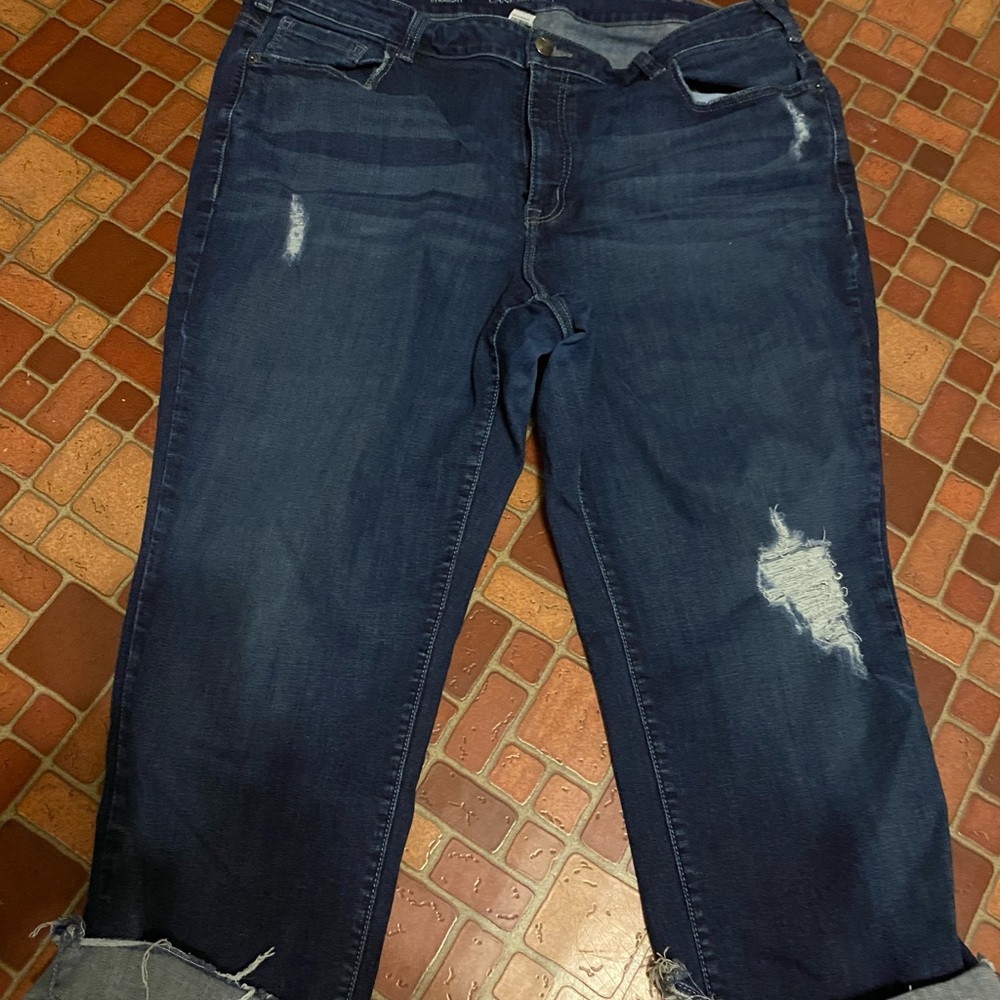 Lane Bryant jeans. Distressed. Size 26R